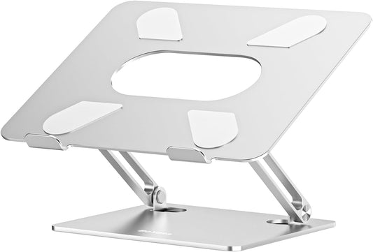 Elevate Your Productivity with the Stylish Multi-Angle Laptop Stand - Adjustable and Heat-Vent Design for Ultimate Comfort and Compatibility with 4-17 Inch Laptops, Including MacBook Pro/Air and Surface Laptop
